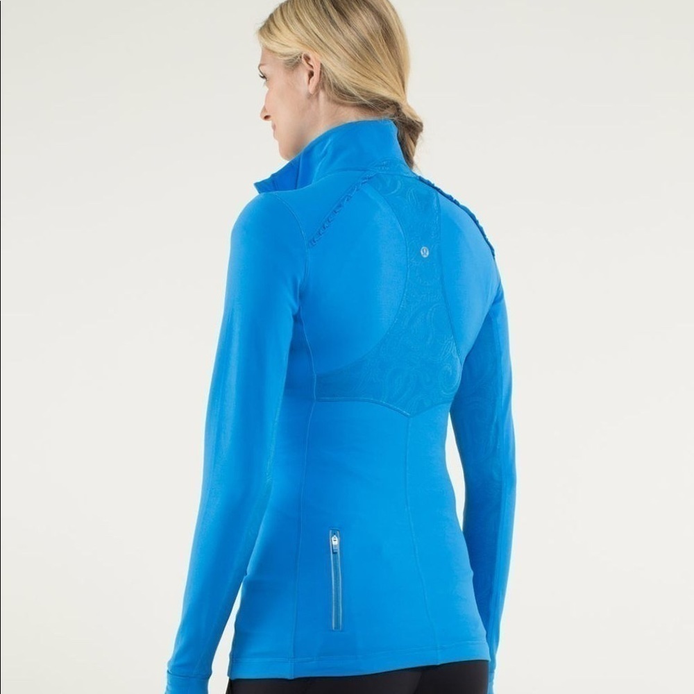 Lululemon Star Runner Blue Half Zip Pullover 10